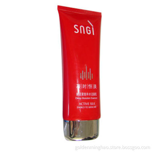 Empty facial cleanser tube, with screw cap, capacity 100g, OEM are welcome
